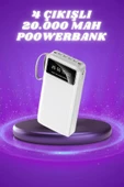 CEYLAN ADAM Powerbank Şarj Cihazı 4 Çıkışlı 20.000 MAH Powerbank Taşınabilir Çoklu Giriş thumbnail 2