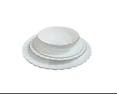 Hilland opal yemek takımı - 24 parça opal yemek seti takımı 6 kişilik thumbnail 2