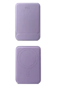HS-017 Telefon Arkası Magsafe Stant - Mor thumbnail 1