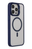 iPhone 15 Pro Kılıf Roblox Lens Magsafe Standlı Kapak - Lacivert thumbnail 9