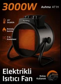 Elektrikli Isıtıcı Fan (3000W Hızlı ve Sessiz Isıtma) thumbnail 2