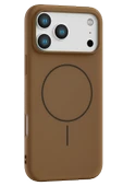 Apple iPhone 17 Pro Max Jully Magsafe Kapak - Kahverengi thumbnail 1