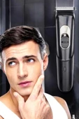CEYLAN ADAM Saç Sakal Vücut Şarjlı Kablosuz Tıraş Makinesi Profesyonel Paslanmaz Çelik thumbnail 4