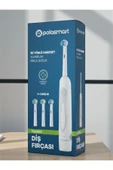 PBS-903 Pilli Diş Fırçası – 3+1 Başlık – IPX5 – Orta Sertlik-İki Yönlü Hareket-Yuvarlak Başlık thumbnail 4