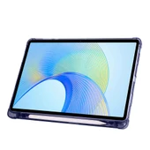 Honor Pad X8A 11 inç Uyumlu Uyku Modlu Standlı Kalemlikli Trifolding Fuchsia Tablet Kılıfı thumbnail 9