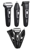CEYLAN ADAM 3'lü Set Saç Sakal Kesme Traş Makinesi Burun Kılı Alma Tıraş Makinesi thumbnail 4