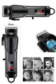 CEYLAN ADAM Dijital Profesyonel Kablosuz Saç Sakal Tıraş Makinası Sessiz Paslanmaz Çelik thumbnail 4