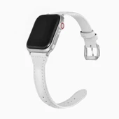 ​​​Apple Watch Ultra 49mm Kordon KRD-28 Deri Strap Kayış thumbnail 1