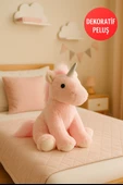 41 CM Pembe Melek At Peluş – Yumuşak Oyuncak, Çocuk Odası Dekor, Hediye Unicorn Peluş thumbnail 2