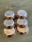 Bakır Sunumluk - Çerezlik Kase. 12 cm. thumbnail 4