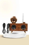 CEYLAN ADAM Nostaljik Radyo Bluetooth Bağlantılı Şarjlı Yüksek Ses Kaliteli thumbnail 2