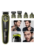CEYLAN ADAM Saç Sakal Vücut Tıraş Makinesi 5in1 Kablosuz Burun Kulak Tıraş Makinesi thumbnail 5