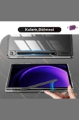 Galaxy Tab S10 FE Plus Uyumlu 13.1" Katlanabilen Standlı Smart Cover Akıllı Tablet Kılıfı thumbnail 10