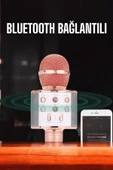 CEYLAN ADAM Kablosuz Bluetooth Karaoke Mikrofon USB ve AUX Girişli, Yüksek Ses Kalitesi thumbnail 5