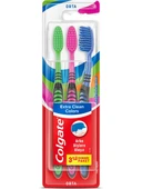 Colgate Diş Fırçası Extra Clean Colors 3'lü thumbnail 1