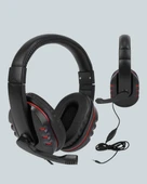 CEYLAN ADAM Kırmızı Işıklı Oyuncu Kulaklığı Kablolu Mikrofonlu Profesyonel thumbnail 4