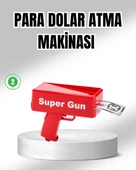 CEYLAN ADAM Super Money Gun Para Saçma Tabancası Yüksek Atış Güçlü Kırmızı Model thumbnail 1