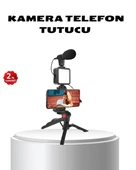 CEYLAN ADAM Video Çekim Kiti Tripod LED Işık Harici Mikrofon ve Bluetooth Kumanda Seti thumbnail 1