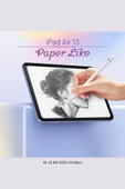 iPad Air 13 2025 M3 Çip Uyumlu Paper Like Ekran Koruyucu Gerçek Kağıt Hissi Parlama Önleyici thumbnail 1