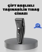 CEYLAN ADAM Erkek Tıraş Makinesi Kablosuz Kuru Tıraş Folyo Başlık Yıkanabilir Gövde thumbnail 1