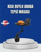 CEYLAN ADAM Ayarlanabilir Araç İçi Bardaklık Tepsisi 9 İnç Geniş Alan ve Telefon Standlı thumbnail 1