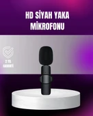 CEYLAN ADAM iPhone Uyumlu Çift Mikrofonlu Kablosuz Yaka Seti Profesyonel Ses thumbnail 1