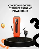 CEYLAN ADAM 600 Lümen Bisiklet Ön Işık Powerbankli Çakar COB Led thumbnail 1