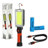 Usb Şarjlı Oto Tamirci Çalışma Lambası Watton Wt-733 thumbnail 2