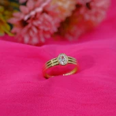 Ajda yüzük 925 Ayar 1,00 ct Gümüş Yüzük thumbnail 1