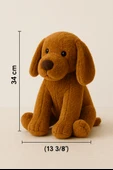 Sevimli Peluş Köpek 34 cm – Yumuşak Dolgulu Oyuncak, Çocuk Uyku Arkadaşı ve Hediye thumbnail 5