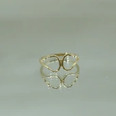 Gümüş Yüzük-Melek Kanadı Aşk Yüzüğü thumbnail 2