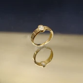 Ajda yüzük 925 Ayar 1,00 ct Gümüş Yüzük thumbnail 5