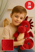Kiremit Ejderha Peluş Oyuncak – 25 cm Sevimli Yumuşak Dolgulu Çocuk Oyuncağı & Hediye thumbnail 1
