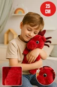 Kiremit Ejderha Peluş Oyuncak – 25 cm Sevimli Yumuşak Dolgulu Çocuk Oyuncağı & Hediye thumbnail 2