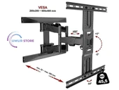 Samsung 50DU7000 50" 127 Ekran Uydu Alıcılı 4K HD Smart Lcd Led Televizyon Ultra İnce Hareketli Askı Aparatı thumbnail 2