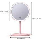 Led Işıklı Dokunmatik Makyaj Aynası 3 Kademeli Işık Ayarlı (5314) thumbnail 4