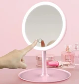 Led Işıklı Dokunmatik Makyaj Aynası 3 Kademeli Işık Ayarlı (5314) thumbnail 3