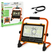 P70 LED Solar Panel Şarjlı Taşınabilir Projektör 176 SMD + Yan LED WT-734 thumbnail 2