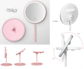 Led Işıklı Dokunmatik Makyaj Aynası 3 Kademeli Işık Ayarlı (5314) thumbnail 5