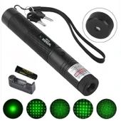 Wison WS-503 100MW 3.7V 3200 mAh Desen Başlıklı Şarjlı Yeşil Lazer Pointer (5314) thumbnail 3
