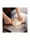 Paslanmaz Çelik Kesme Tahtası  20X30 cm Mutfak Sebze Et Kesme Tahtası Doğrama Tahtası Mutfak Aksesuarları (5314) thumbnail 1