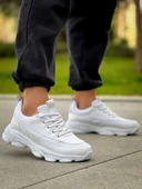 Kb-707 Kuback Beyaz Cilt Yüksek Taban Bağcıklı Günlük Erkek Ayakkabı Erkek Günlük Ayakkabı thumbnail 2