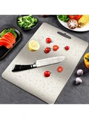 Paslanmaz Çelik Kesme Tahtası  20X30 cm Mutfak Sebze Et Kesme Tahtası Doğrama Tahtası Mutfak Aksesuarları (5314) thumbnail 3