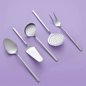 Milano 5 Parça Çelik Servis Seti thumbnail 1