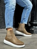 Knack Yüksek Taban Ayakkabı 111 Vizon Erkek Bot thumbnail 2