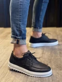 Knack T12 Siyah (beyaz Taban) Erkek Günlük Ayakkabı thumbnail 1