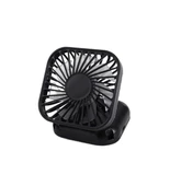 El Fanı Mini Masaüstü Ve Boyun Askılı Fan Portatif Şarjlı 3 Kademeli Vantilatör Soğutucu thumbnail 5