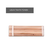 Tahta Ahşap Tünek 5 Adet 40 Cm Gürgen Ağacından thumbnail 1