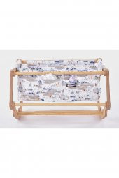 Yeni Doğan Beşik Serisi (Nayeli Baby Düz Modeli) / Mavi Apaçhi Köyü (Apahce Village Blue) - 2