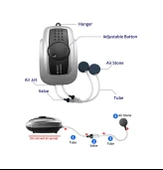 Resun Air 8000 Dört Çıkışlı Akvaryum Hava Motoru 9 Lt/Dakika thumbnail 4